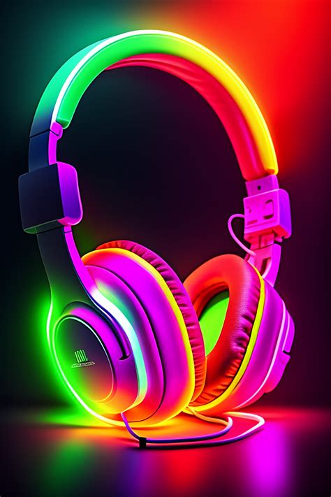 Lexica - Headphones in the neon light