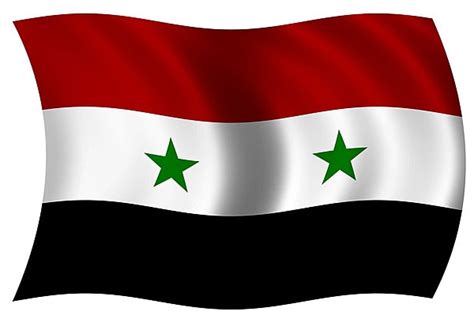 Syria Flag On Pole Icon Celebration Syria Syrian Vector, Celebration ...