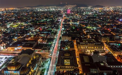 Night view on Mexico city Mexico | Long exposure from Latin-… | Flickr