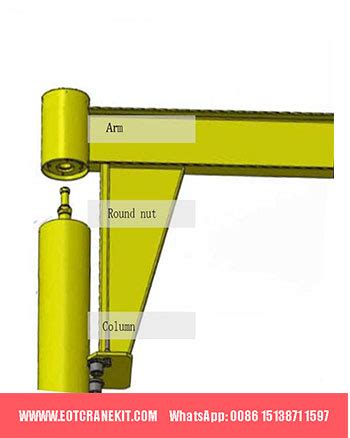 Pillar Jib Crane Installation & Floor Foundation Construction - Overhead Travelling Crane