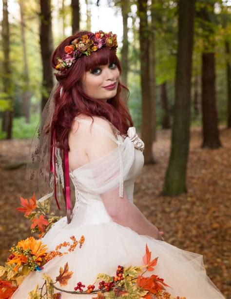 Autumnal Wedding with a Woodland Fairy Bride · Rock n Roll Bride