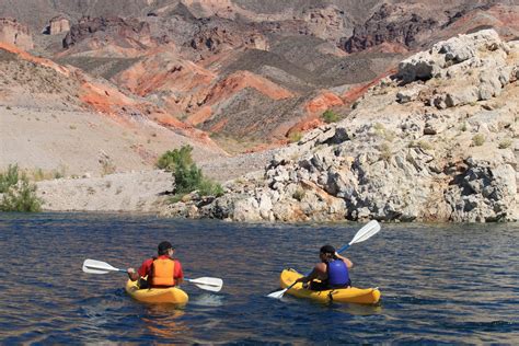 Kayaking in Lake Mead, NV