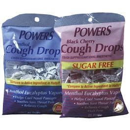 Sugar Free Cough Drops - Black Cherry 25/Package | School Health