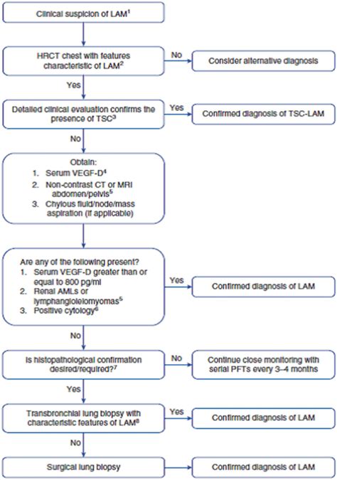 Clinical algorithm for diagnosis of LAM.[2] | Download Scientific Diagram