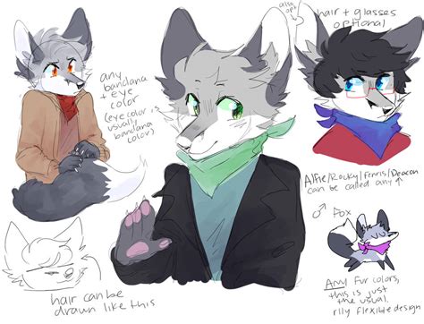 Fox Fursona Ref by captyns on DeviantArt