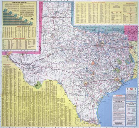 Texas Road Map Printable | secretmuseum