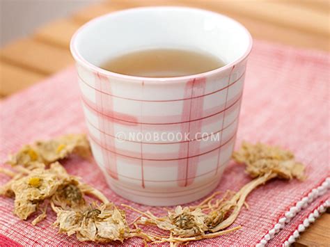 Ginseng Chrysanthemum Tea Recipe 洋参菊花茶