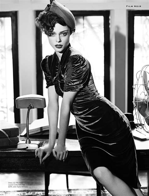 Coco Rocha Models New Haircut in Film Noir Shoot for Stylist Magazine