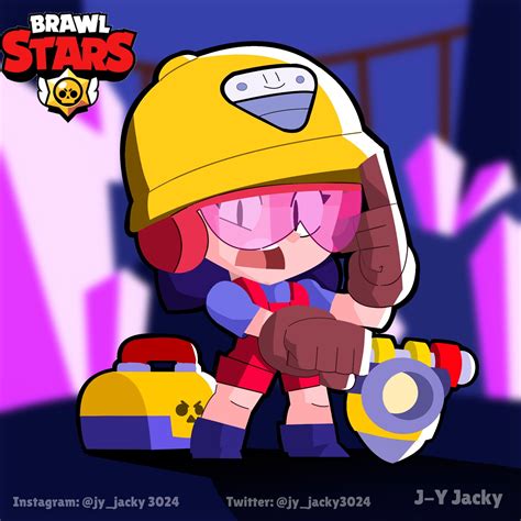 Jacky Yang - New brawler Jacky Brawl stars fanart