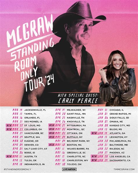 Tim McGraw Expands 2024 Tour - Country Music On Tour