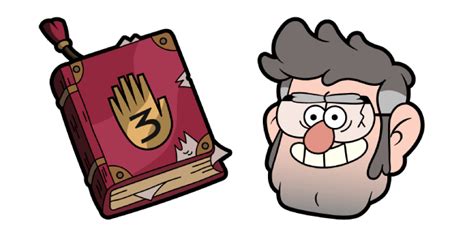 Gravity Falls Ford Pines & Journal 3 Cursor - Sweezy Custom Cursors