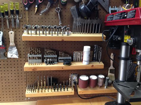 Drill bit storage. Easy to adapt to french cleat. | Woodworking shop ...