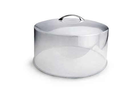 Plastic Cake Cover With Chrome Plated Handle – Omcan