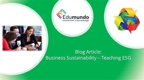 Sustainable Business Simulation | Edumundo