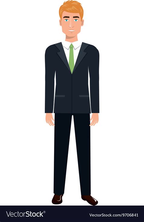 Professional Man In Suit Cartoon - Kagutaba