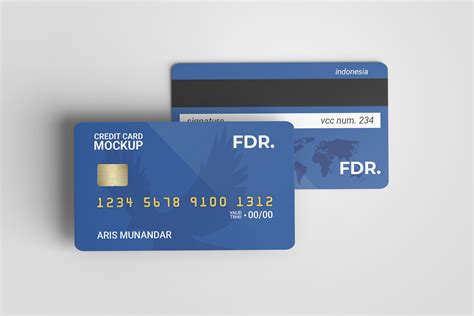 Free Credit Card Mockup – Free Design Resources