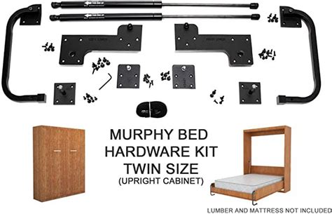 Amazon.com: Murphy Bed Twin Size Hardware Kit - DIY Wood Frame Folding Cabinet Wall Bed for ...