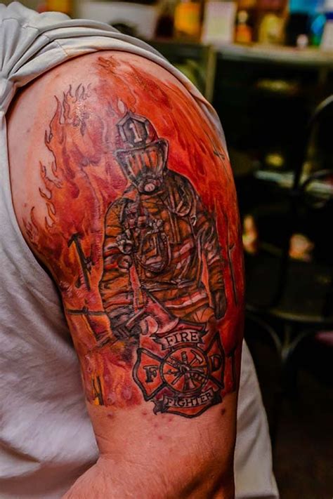 119 best Firefighters (Tattoos) images on Pinterest | Firefighter ...