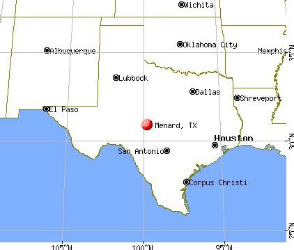 Menard, Texas (TX 76859) profile: population, maps, real estate, averages, homes, statistics ...