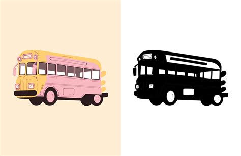 Back to School Bus Vector Illustration Graphic by Gfx_Expert_Team ...