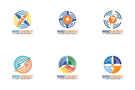 Wind Energy Logo. Graphic by kosunar185 · Creative Fabrica