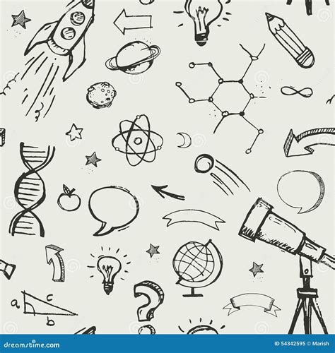 Science Notebook Doodles Cartoon Vector | CartoonDealer.com #22658021