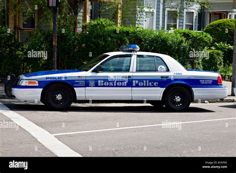 Boston police car hi-res stock photography and images - Alamy