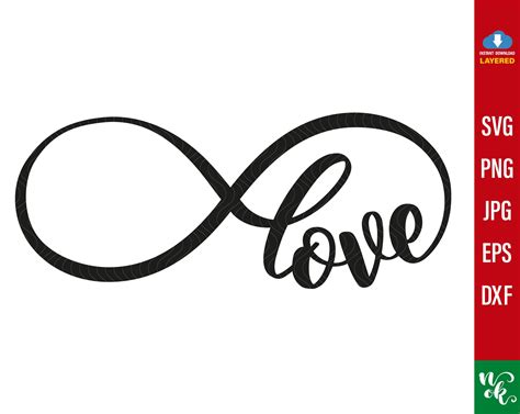 Love Svg Infinity Heart Svg Love Infinity Svgi Love You - Etsy