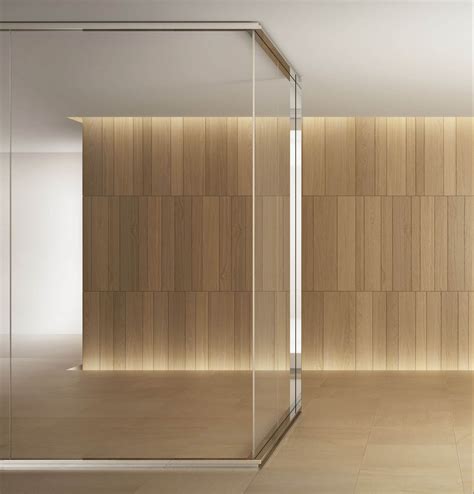 Wooden and glass partition walls | Office wooden and glass walls