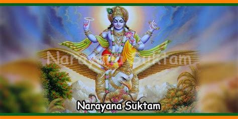 Narayana Sukta Stotram Lyrics in English With Meaning