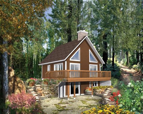 Cabin Style House Plan - 2 Beds 2 Baths 1906 Sq/Ft Plan #25-4361 ...