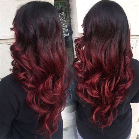 Red ombre hair | Idee per capelli, Capelli, Capelli colorati