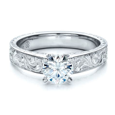 miodigitalphotoshop: 29 Beautiful Engraved Engagement Rings