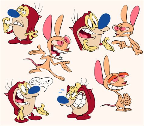 Stimpy and Ren by Lumspark on DeviantArt