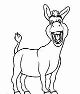 Donkey coloring Pages To Download And Print For Free sketch template