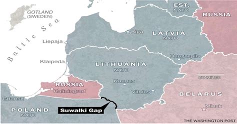 L'importanza strategica del corridoio di Suwalki