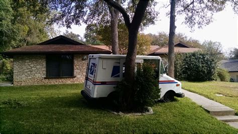 Postal Truck Accident in our Front Yard