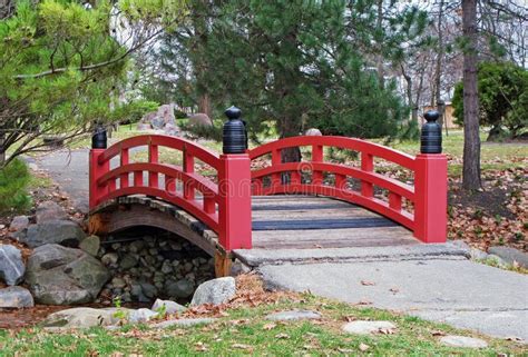 Japanese Garden Bridge stock image. Image of peaceful - 21682651