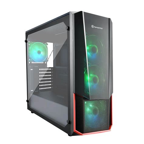 Tempered glass PC case RGB gaming PC cabinet