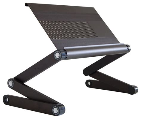 Workez Adjustable Height, Ergonomic Aluminum Cool Laptop Stand - Contemporary - Office Carts And ...