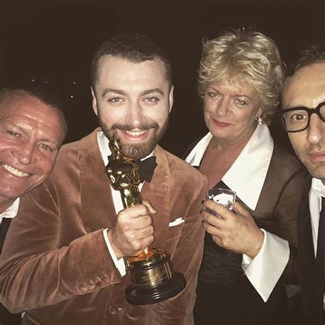 Sam Smith and his parents celebrate his Oscar win! Sam Smith Instagram ...