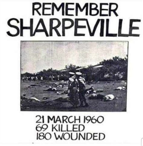 Commemoration of March 21, 1960 - Sharpeville / South Africa massacre ...