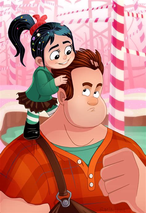 Ralph and Vanellope by Zimeta on DeviantArt