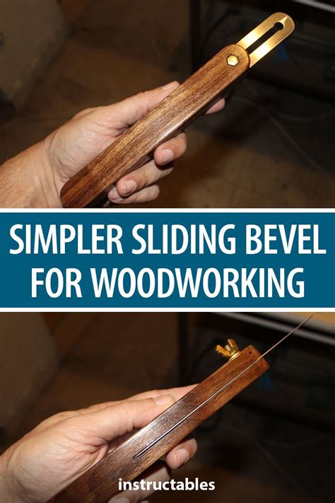 A Simpler Sliding Bevel for Woodworking | Woodworking tools for ...