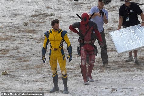 Ryan Reynolds and Hugh Jackman film first scenes for Deadpool 3 | Daily Mail Online