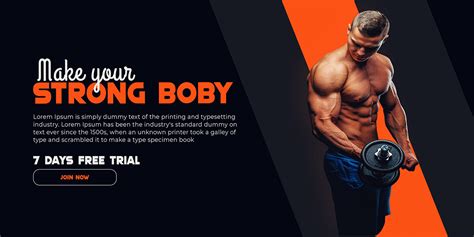 GYM BANNER DESIGN on Behance