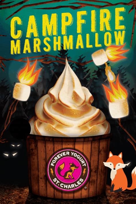 Campfire Marshmallow | Campfire marshmallows, Frozen yogurt, Marshmallow