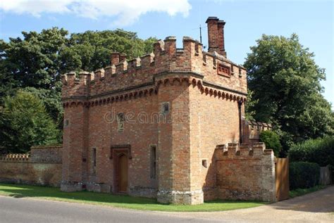 Old Facade with Castellated Towers Stock Photo - Image of towers, classical: 65628036