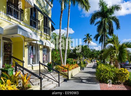 Historic Downtown District, Naples, Florida Stock Photo - Alamy