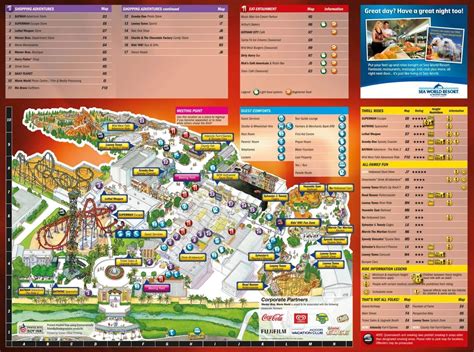 Maps of Gold Coast Theme Parks - DreamWorld, Sea World | Experience Oz | Gold coast theme parks ...